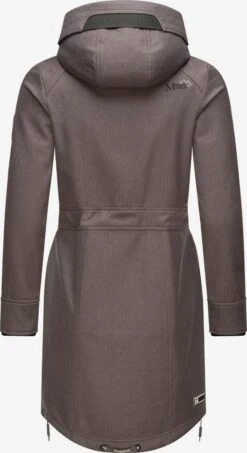 Marikoo Parkas Parka Mi-saison Femme Gris Foncé -Marikoo b4ca2775c2ba20a26f3adc9b15b71331