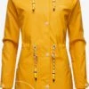 Marikoo Manteaux De Pluie Manteau Fonctionnel Femme Jaune
