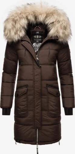 Marikoo Manteaux Dhiver Manteau D’hiver Chaskaa Femme Moka