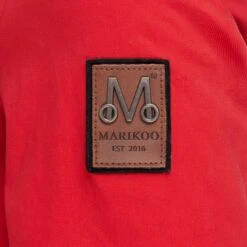 Marikoo Vestes Dhiver Veste D’hiver Bikoo Femme Rouge -Marikoo b931de13ba86a7854423a9420a540c98