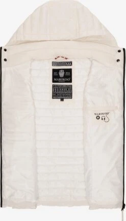 Marikoo Vestes Sans Manches Gilet Hasenpfote Femme Blanc Cassé -Marikoo b96093911b1f612b3a487a8c46bbac11