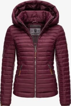 Marikoo Vestes De Mi-saison Veste Mi-saison Löwenbaby Femme Bordeaux