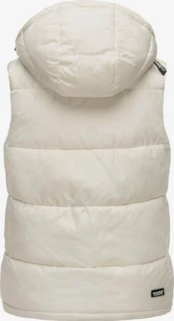 Marikoo Vestes Sans Manches Gilet Eisflöckchen Femme Blanc Cassé -Marikoo bdaf93330b2ec5029dd52c906eea0606