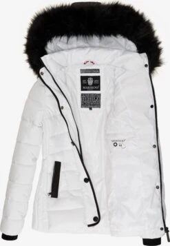 Marikoo Vestes Dhiver Veste D’hiver Unique Femme Blanc 2 Marikoo Vestes Dhiver Veste D’hiver Unique Femme Blanc -Marikoo bf1fe8474bf823e7b383f129c5e236db