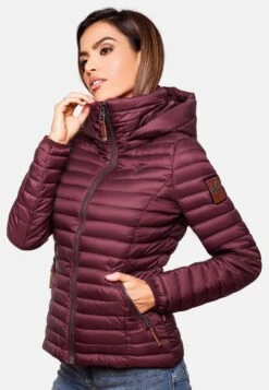 Marikoo Vestes De Mi-saison Veste Mi-saison Löwenbaby Femme Bordeaux -Marikoo bfd900fd36521e7aaec10a807791b615