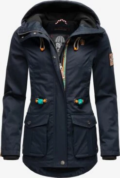 Marikoo Vestes De Mi-saison Veste Mi-saison Babetaa Femme Marine -Marikoo c0379ef1dd7678a64f010c12b89f9b57