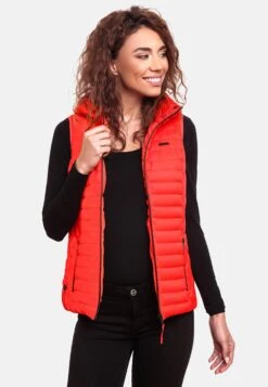 Marikoo Vestes Sans Manches Gilet Hasenpfote Femme Orange Fluo -Marikoo c23ab41a2b27a1dece54ac68114661f8