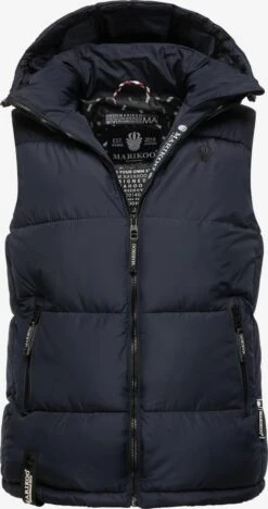 Marikoo Vestes Sans Manches Gilet Eisflöckchen Femme Bleu Marine 2 Marikoo Vestes Sans Manches Gilet Eisflöckchen Femme Bleu Marine -Marikoo c2722fd8c14ae7f638ab21c93f58f76b