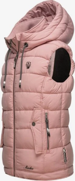 Marikoo Vestes Sans Manches Gilet Taisaa Femme Rose -Marikoo c2d507174f803c41dbf78e8cc1e52722