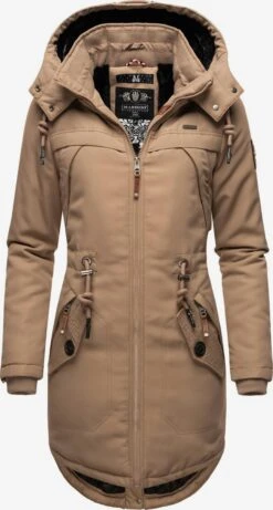 Marikoo Parkas Parka D’hiver Kamii Femme Noisette