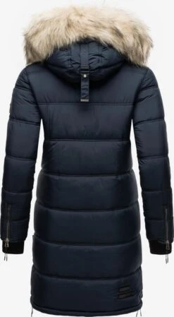 Marikoo Manteaux Dhiver Manteau D’hiver Chaskaa Femme Bleu Marine -Marikoo c6aaae7a2ad0827f970e83a53df67c04