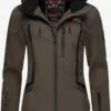 Marikoo Vestes Dhiver Veste D’hiver Femme Marron