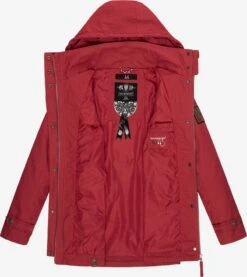 Marikoo Parkas Parka Mi-saison Nyokoo Femme Rouge / Bourgogne -Marikoo cab369abfd822d7bc7209cefd445dd97