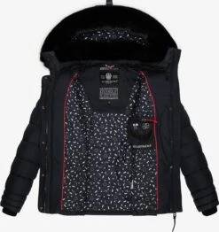 Marikoo Vestes Dhiver Veste D’hiver Qesra Femme Bleu Nuit -Marikoo cb859cef07c29f4ffbe13b259bc04616