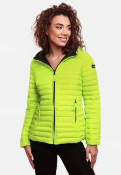 Marikoo Vestes De Mi-saison Veste Mi-saison Asraa Femme Vert Fluo -Marikoo cbbe6142633051656edf3604b71e78bb