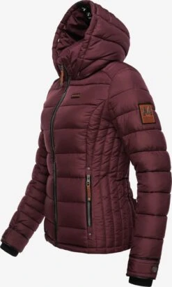 Marikoo Vestes Dhiver Veste D’hiver Lerikaa Femme Bordeaux -Marikoo ccaadb7f6490b91e3cb71bb850afa491
