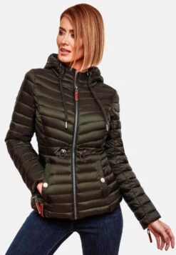 Marikoo Vestes De Mi-saison Veste Mi-saison Aniyaa Femme Olive -Marikoo ccf705872eff13a3b830cf3f2d09baec