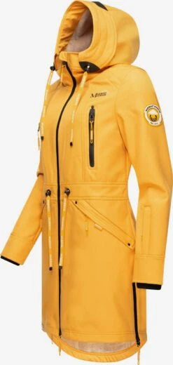 Marikoo Parkas Parka Mi-saison Femme Jaune Dor 2 Marikoo Parkas Parka Mi-saison Femme Jaune Dor -Marikoo cf0dcdd122d22b71d86bffe73bd64295