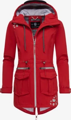 Marikoo Vestes Dextérieur Veste Fonctionnelle Ulissaa Femme Rouge