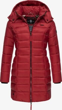 Marikoo Manteaux Courts Manteau D’hiver Abendsternchen Femme Rouge Sang