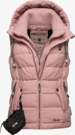 Marikoo Vestes Sans Manches Gilet Taisaa Femme Rose