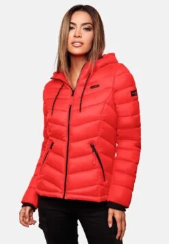 Marikoo Vestes De Mi-saison Veste Mi-saison Kuala Femme Rouge Néon -Marikoo d47df5570c65b7ed5cb79f281459ba81