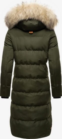 Marikoo Manteaux Dhiver Manteau D’hiver Schneesternchen Femme Vert -Marikoo d4f6dd5458489f7a7dcc09a9363abf2a