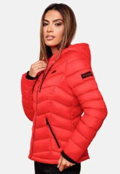 Marikoo Vestes De Mi-saison Veste Mi-saison Kuala Femme Rouge Néon -Marikoo d807eae4bed947359978708946774ff1