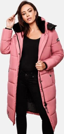 Marikoo Manteaux Dhiver Manteau D’hiver Femme Rose -Marikoo d96ec0ae0b4641a1b38c0ab025e1f0ce