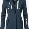 Marikoo Manteaux De Pluie Manteau Fonctionnel Zimtzicke Femme Marine