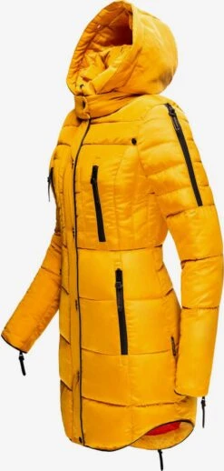 Marikoo Manteaux Dhiver Manteau D’hiver Moonshine Femme Jaune Dor -Marikoo da5a6ed66b6f799af5b93729dcbd2d19