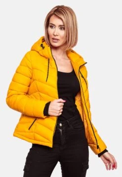 Marikoo Vestes De Mi-saison Veste Mi-saison Kuala Femme Jaune -Marikoo da6d565090f3e74a00aabeab8bdc0f60