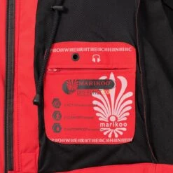 Marikoo Manteaux De Pluie Manteau Fonctionnel Zimtzicke Femme Rouge Clair -Marikoo dad33a20e6eabbcadcc22e6db34106d6