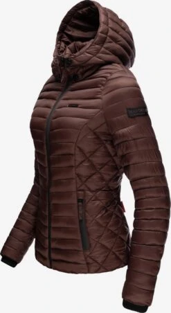 Marikoo Vestes De Mi-saison Veste Mi-saison Samtpfote Femme Chocolat -Marikoo dbc951eccc64775146c87445b10cd2a4