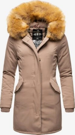 Marikoo Parkas Parka D’hiver Karmaa Femme Beige