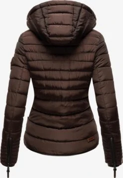 Marikoo Vestes Matelassées Veste D’hiver Amber Femme Brun Foncé -Marikoo dddca2876857c3628ee97d7d97701350