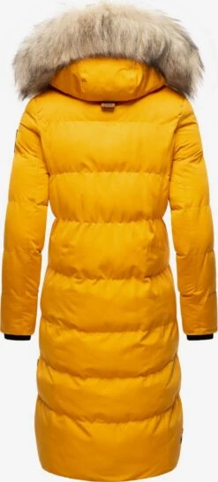 Marikoo Manteaux Dhiver Manteau D’hiver Schneesternchen Femme Jaune -Marikoo de50d273b5b36b9978d4a66903985c0b