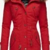 Marikoo Parkas Parka D’hiver La Viva Femme Rouge Clair