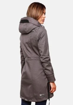 Marikoo Parkas Parka Mi-saison Femme Gris Foncé -Marikoo df20ebbd4292900d301880f524bfb54f