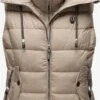 Marikoo Vestes Sans Manches Gilet Taisaa Femme Taupe