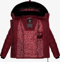 Marikoo Vestes Dhiver Veste D’hiver Qesraa Femme Rouge Cerise 5 Marikoo Vestes Dhiver Veste D’hiver Qesraa Femme Rouge Cerise -Marikoo e095cc5889c41b7d3c89bb9e6c8bf992