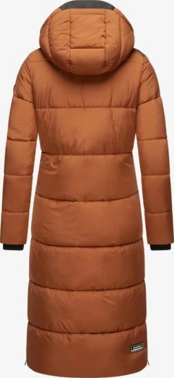Marikoo Manteaux Dhiver Manteau D’hiver Femme Cognac -Marikoo e168e893b3a77b7fde97c18fb06d2f97