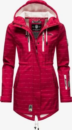 Marikoo Manteaux De Pluie Manteau Fonctionnel Zimtzicke Femme Rose / Framboise