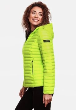 Marikoo Vestes De Mi-saison Veste Mi-saison Asraa Femme Vert Fluo -Marikoo e37a94f9c001fe5eccb3fd259bd8512a