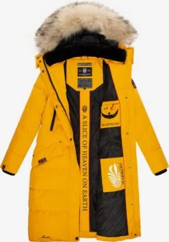 Marikoo Manteaux Dhiver Manteau D’hiver Schneesternchen Femme Jaune -Marikoo e3cc2d11e9c34848aa08108b57749d24