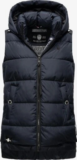 Marikoo Vestes Sans Manches Gilet Zarinaa Femme Bleu Marine