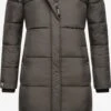Marikoo Manteaux Dhiver Manteau D’hiver Femme Anthracite