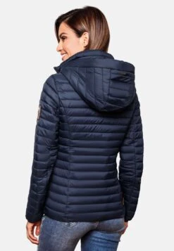 Marikoo Vestes De Mi-saison Veste Mi-saison Löwenbaby Femme Bleu -Marikoo e55eb29cf3aab53b2e773ca0200b76b6