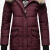Marikoo Manteaux Dhiver Manteau D’hiver Chaskaa Femme Bordeaux