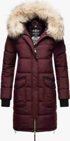 Marikoo Manteaux Dhiver Manteau D’hiver Chaskaa Femme Bordeaux